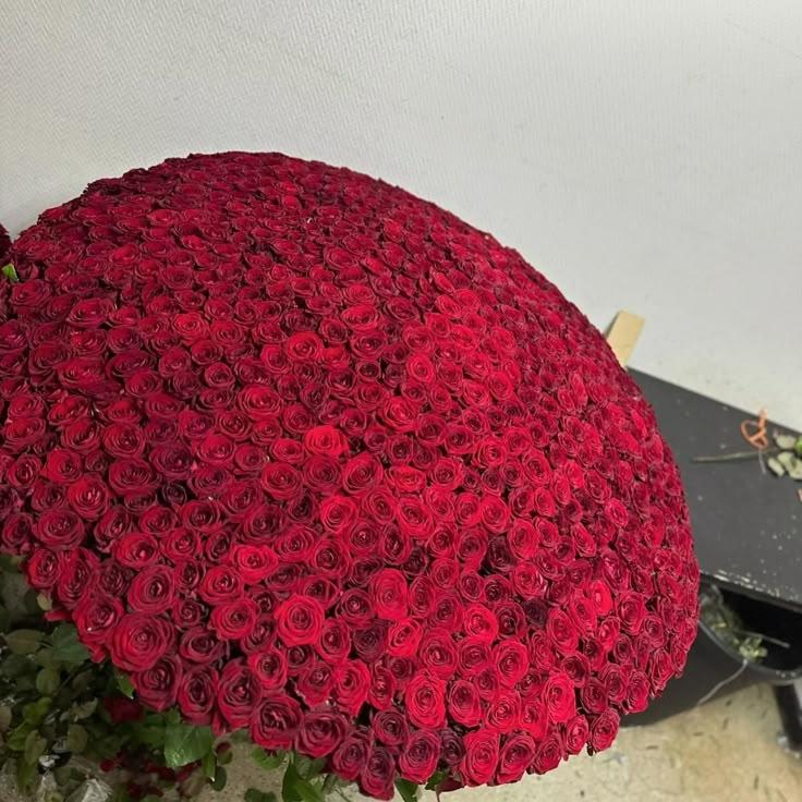 Simple Track Space workshop space where corporate flower arrangements are designed and prepared for business delivery